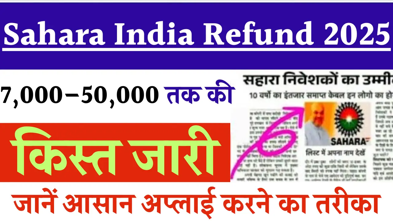 Sahara India Refund 2025