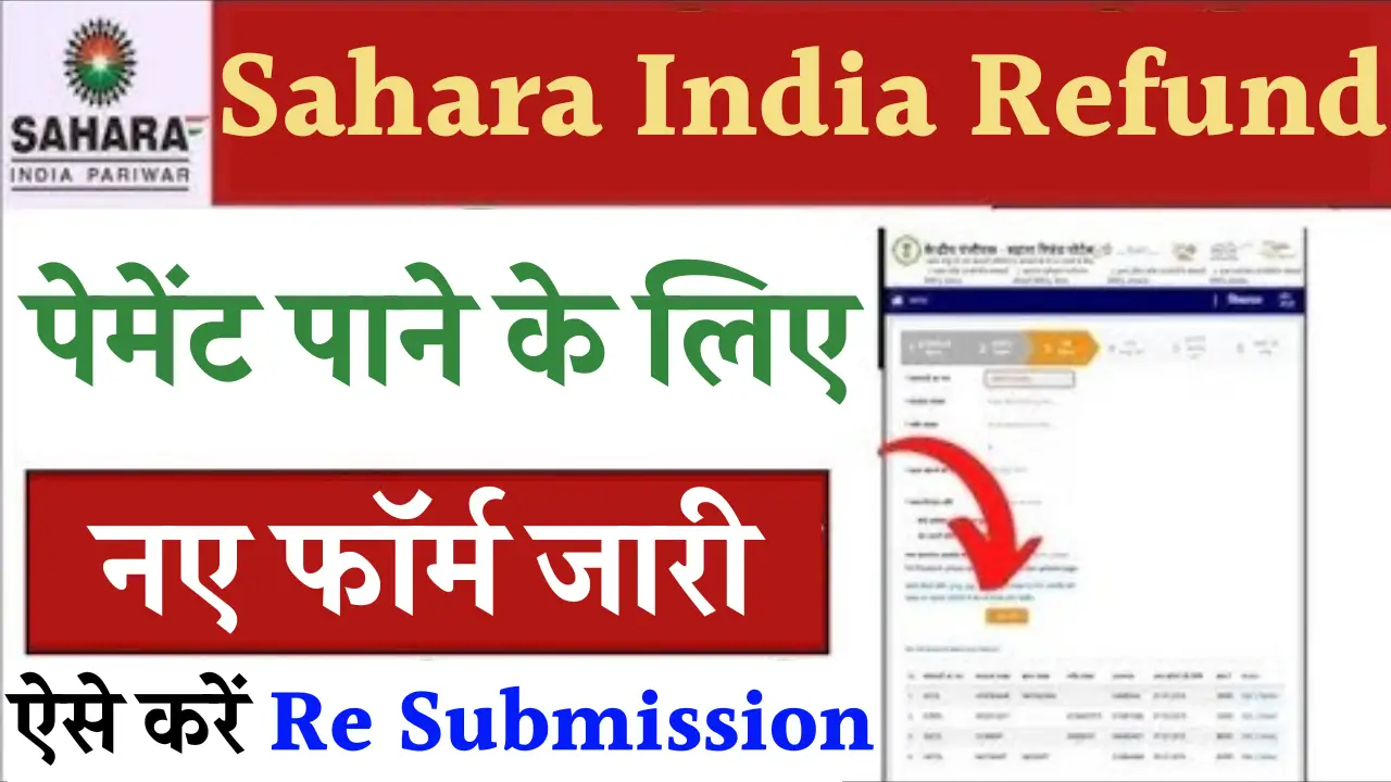 Sahara India Refund Re Submission